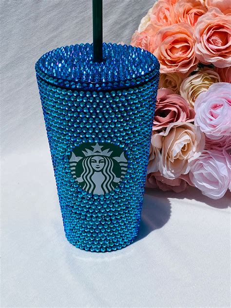 Starbucks 2023 Teal Blue Iridescent Siren Mermaid Ceramic 12oz Travel Tumbler. . Starbucks teal tumbler